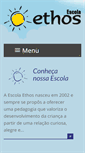 Mobile Screenshot of escolaethos.com.br